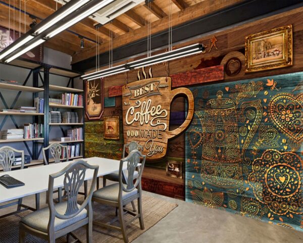 Cafe duvar posteri