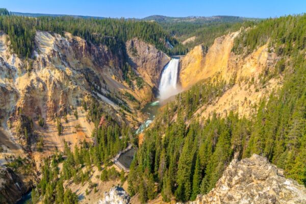 Wyoming Şelale Duvar Posteri