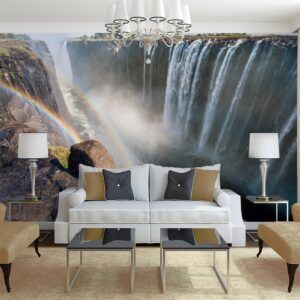 Victoria Falls Zimbabwe Şelalesi Duvar Posteri Victoria Falls Zimbabwe Şelalesi Duvar Posteri