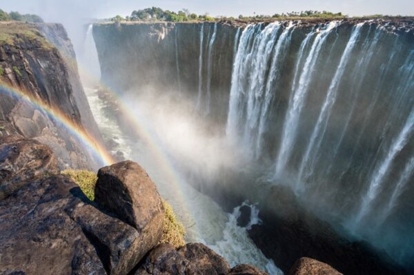 Victoria Falls Zimbabwe Şelalesi Duvar Posteri