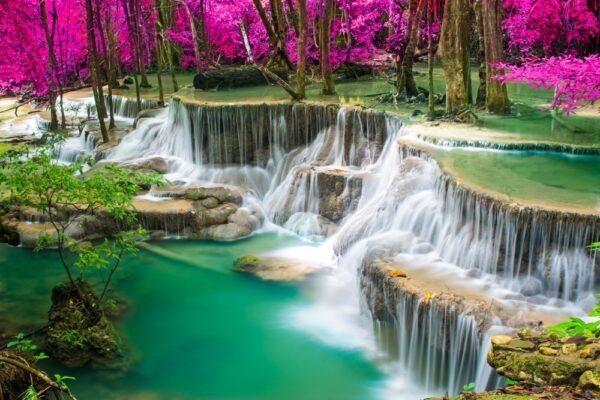 Tayland Tropic Şelalesi Duvar Posteri