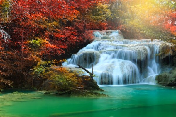 Erawan Ulusal Parkı Duvar Posteri