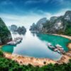 Halong Bay Manzaralı Duvar Posteri