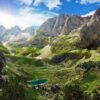 Arnavut Alps Manzaralı Duvar Posteri