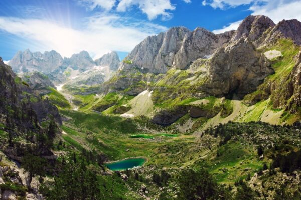 Arnavut Alps Manzaralı Duvar Posteri