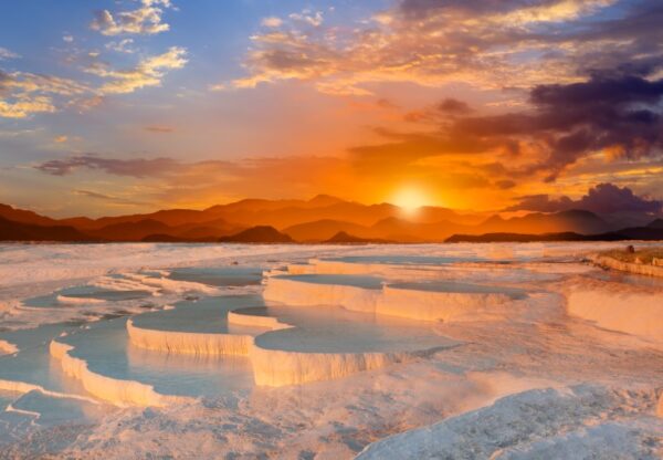 Pamukkale Manzaralı Duvar Posteri