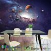 Gezegenler 3D Duvar Posteri - Yeni