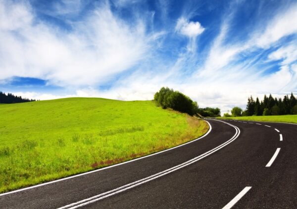 Eğri Yol Duvar Posteri