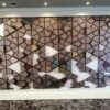 Geometrik 3D Efektli Petek Duvar Kağıdı
