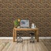 Geometrik 3D Ahşap Efektli Duvar Kagidi