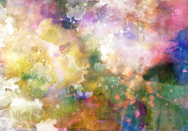 Rengarenk Sanat Eseri Duvar Posteri