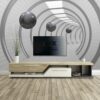 3D Derin Koridor Duvar Kağıdı