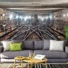 Tren Metro Tüneli Duvar Posteri