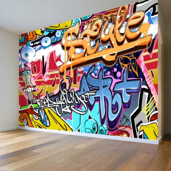 Yazı Graffiti Duvar Posteri