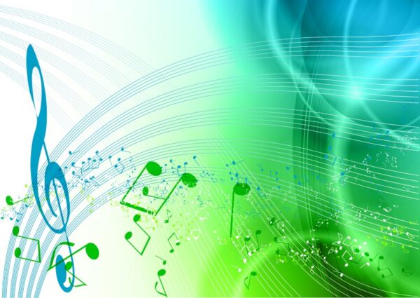 Müzik Notaları Duvar Posteri