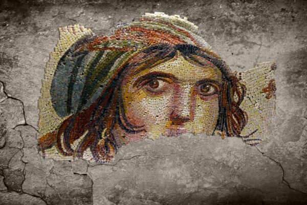 Zeugma Müzesi Çingene Kızı Manzaralı Duvar Posteri