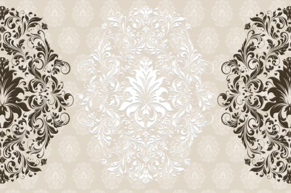 Büyük Damask Desen Duvar Kağıdı