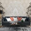 Büyük Damask Desen Duvar Kağıdı