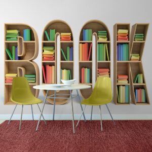 Kütüphane Manzaralı Duvar Posteri Kütüphane Manzaralı Duvar Posteri
