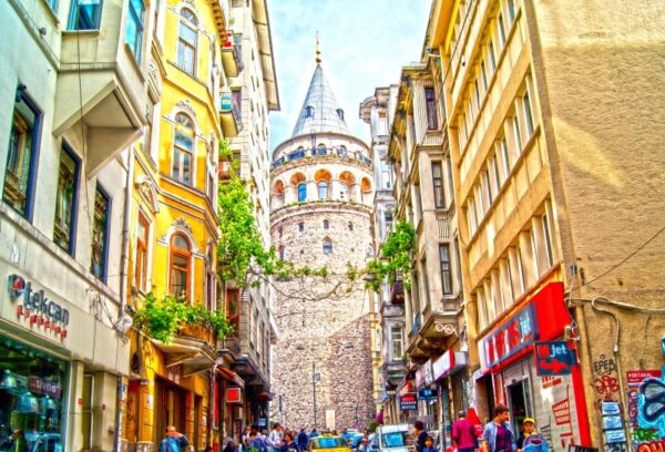 İstanbul Galata Kulesi Duvar Posteri