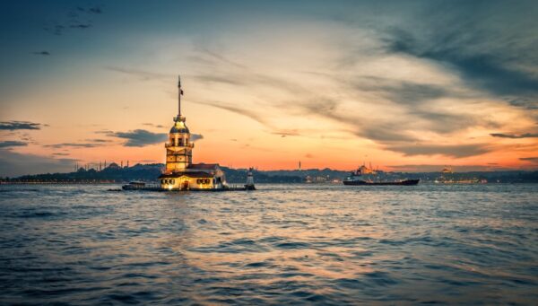 İstanbul Kız Kulesi Duvar Posteri