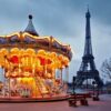 Paris Eyfel Kulesi Duvar Posteri