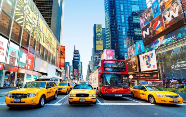 New York Cadde Duvar Posteri