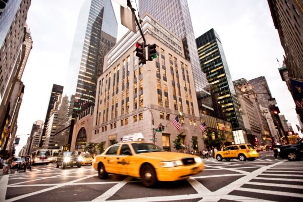 New York Cadde Duvar Posteri
