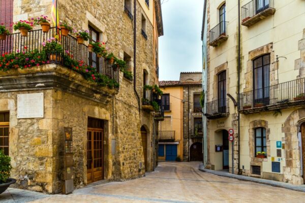 Besalu Girona Eyaleti Duvar Posteri
