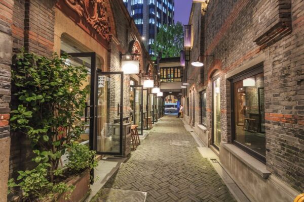 İngiltere Londra Dar Sokak Duvar Posteri