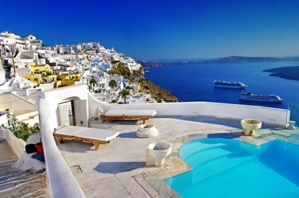 Yunanistan Mykonos Adası Duvar Posteri