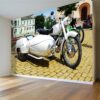 Nostaljik Çift Kişilik Motor Duvar Kağıdı