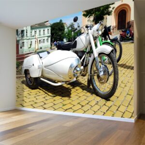 Nostaljik Çift Kişilik Motor Duvar Kağıdı Nostaljik Çift Kişilik Motor Duvar Kağıdı