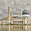 Kota Kinabalu Şehir Camii 3D Duvar Posteri