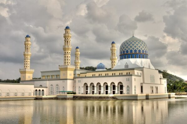 Kota Kinabalu Şehir Camii 3D Duvar Posteri