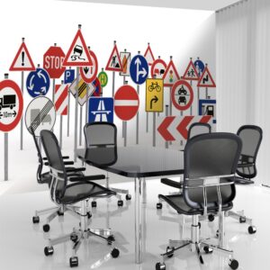 Trafik İşaretleri Duvar Posteri Trafik İşaretleri Duvar Posteri
