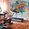 Spor Salonu Fitness Duvar Kağıdı