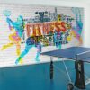 Spor Salonu Fitness Duvar Kağıdı