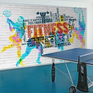 Spor Salonu Fitness Duvar Kağıdı Spor Salonu Fitness Duvar Kağıdı