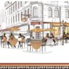 Cafe Duvar Posteri