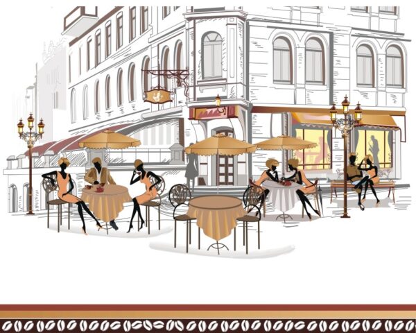 Cafe Duvar Posteri