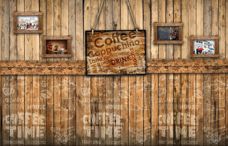 Cafe Duvar Posteri