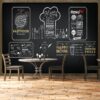 Cafe Restoran Duvar Kağıdı - Özel Tasarım