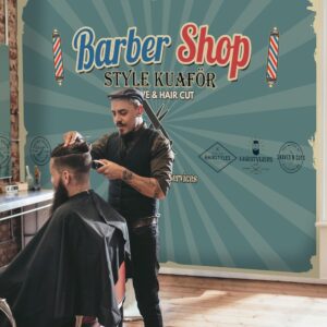 Berber Duvar Kağıdı – Özel Tasarım Berber Duvar Kağıdı - Özel Tasarım