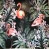 Flamingo Duvar Posteri Koyu Zemin