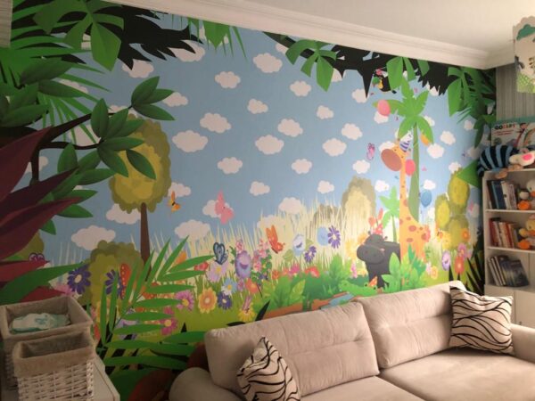 Sevimli Hayvanlar Ormanda - Duvar Posteri