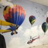 Balonlar Uçaklar Çocuk Odası Duvar Kağıdı