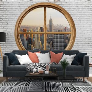 Duvardaki Pencere Duvar Kağıdı S-1146-2 Duvardaki Pencere Duvar Kağıdı S-1146-2