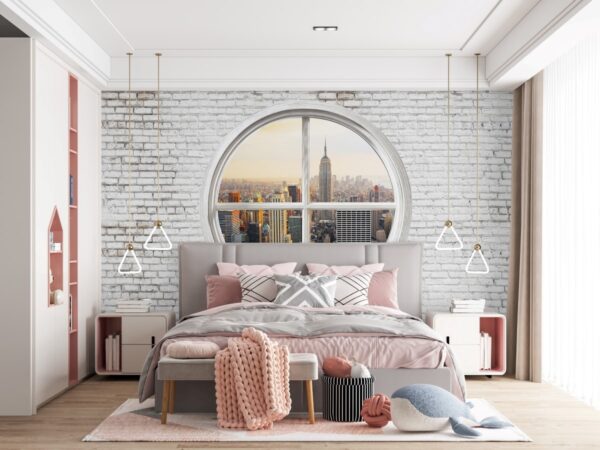 Duvardaki Pencere Duvar Kağıdı S-1146