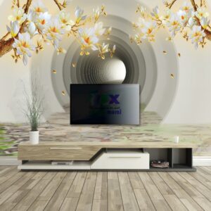 3D Tünel Derinlikli – Duvar Posteri 3D Tünel Derinlikli - Duvar Posteri